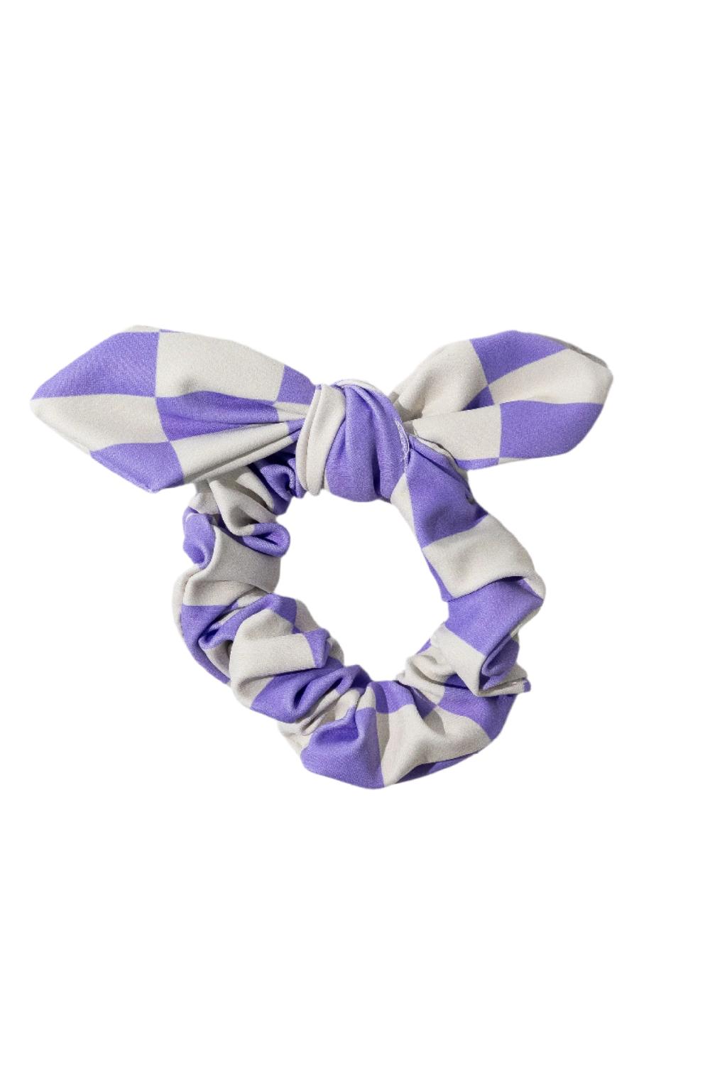 gmd Dizzy Violet Scrunchie Bow