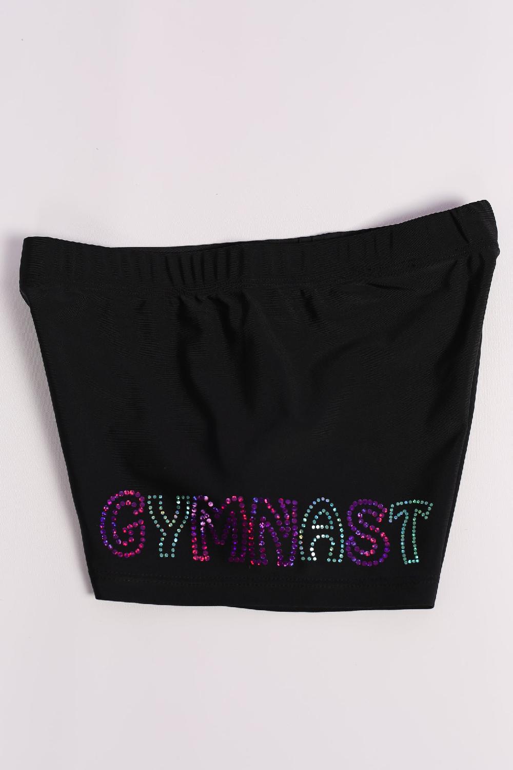 gmd Dual tone Gymnast Sequin Black Shorts