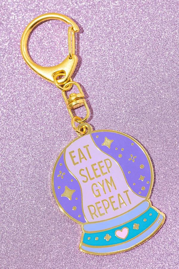 Gmd Eat Sleep Gym Repeat Key Ring