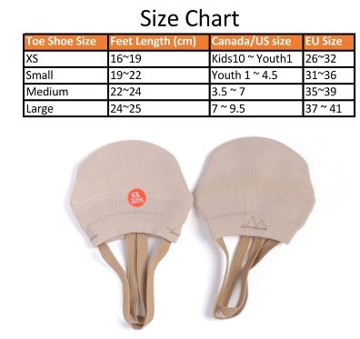 Gmd Girls Gymnastics Half Knitted Toe Socks