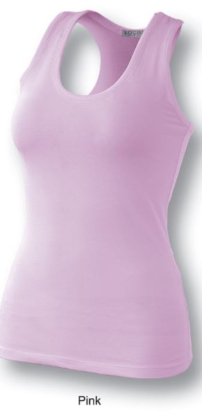 gmd Girls & Ladies Action Back Gym Singlet - Baby Pink
