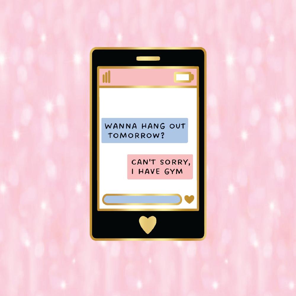 gmd Gym Chat Iphone Pin