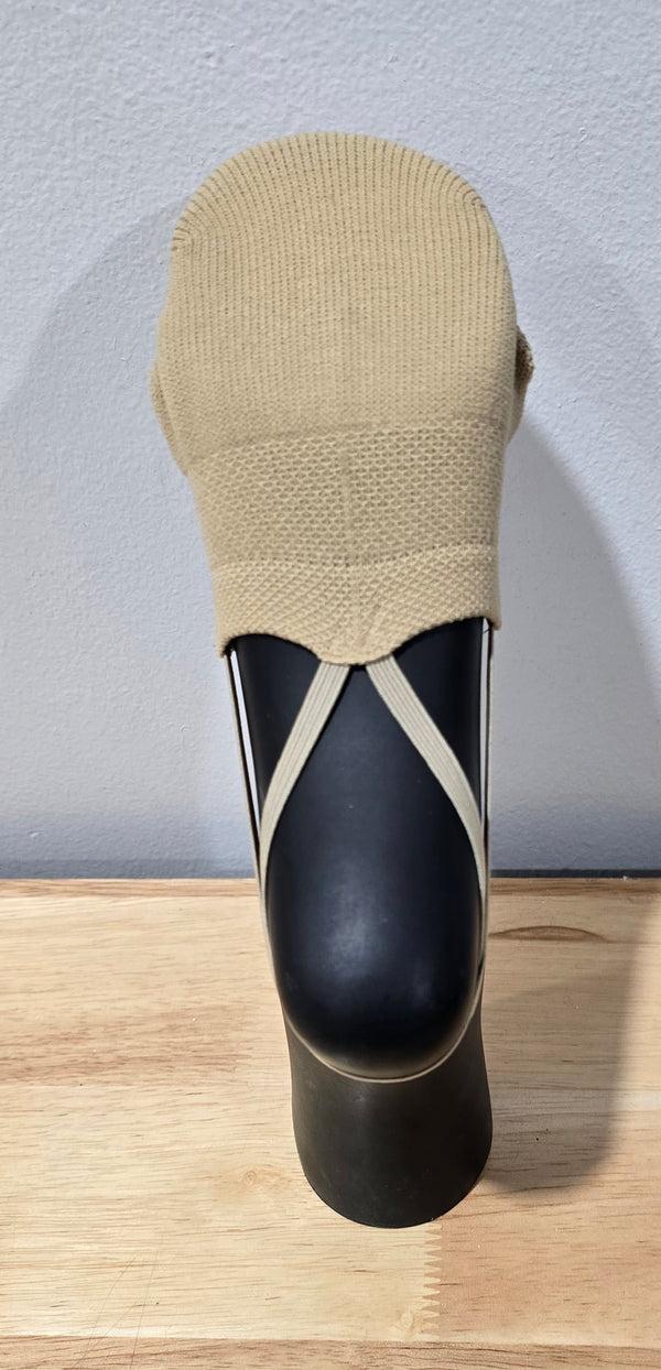 Gmd Half Knitted Toe Socks Girls Gymnastics (1 Pair)