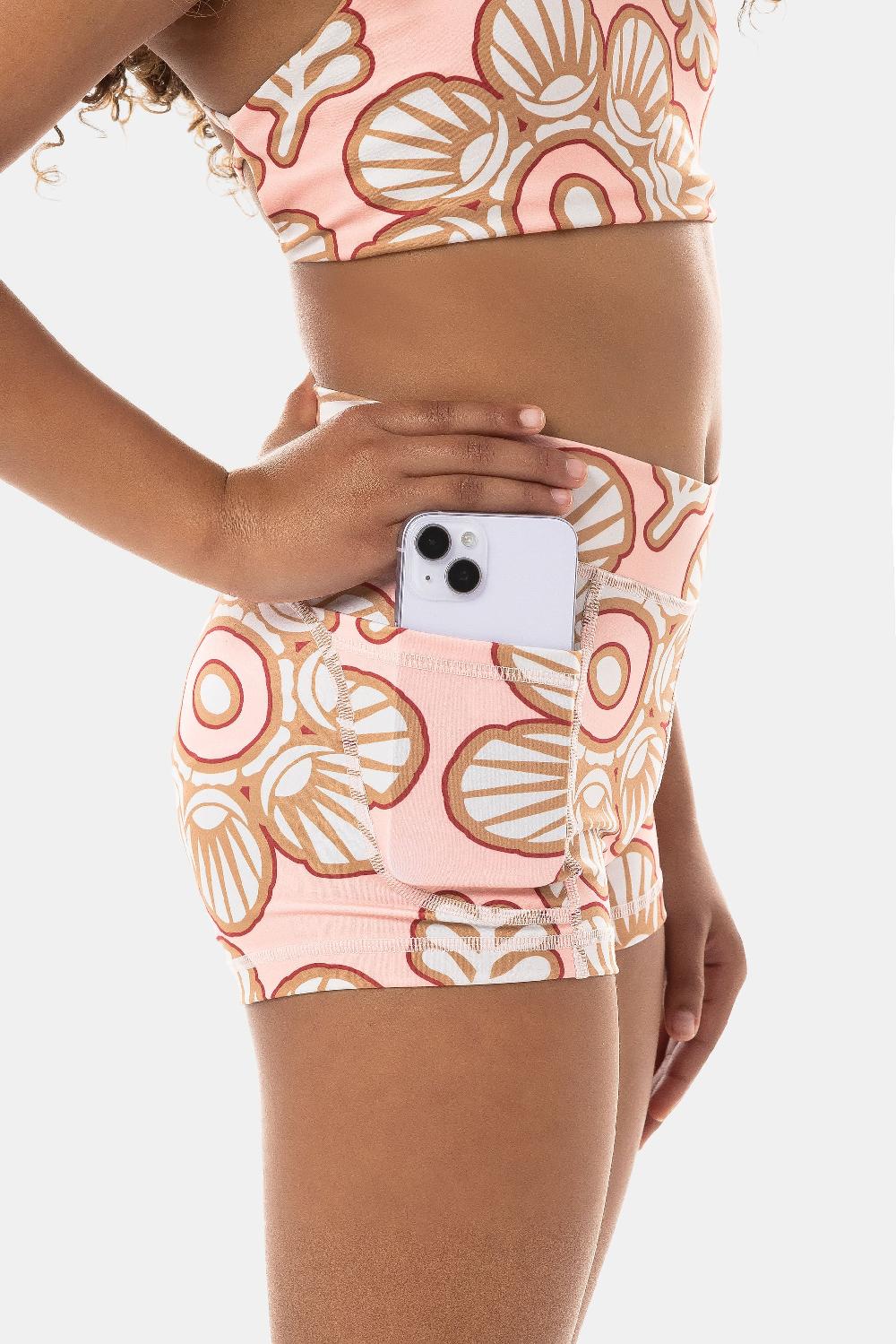 gmd Halia Luxe Shorts - Peach