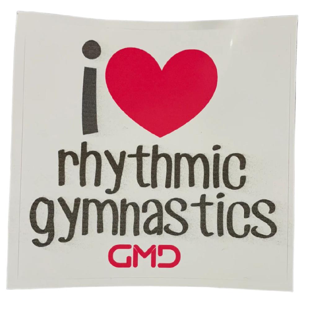 gmd I HEART rhythmic- sticker