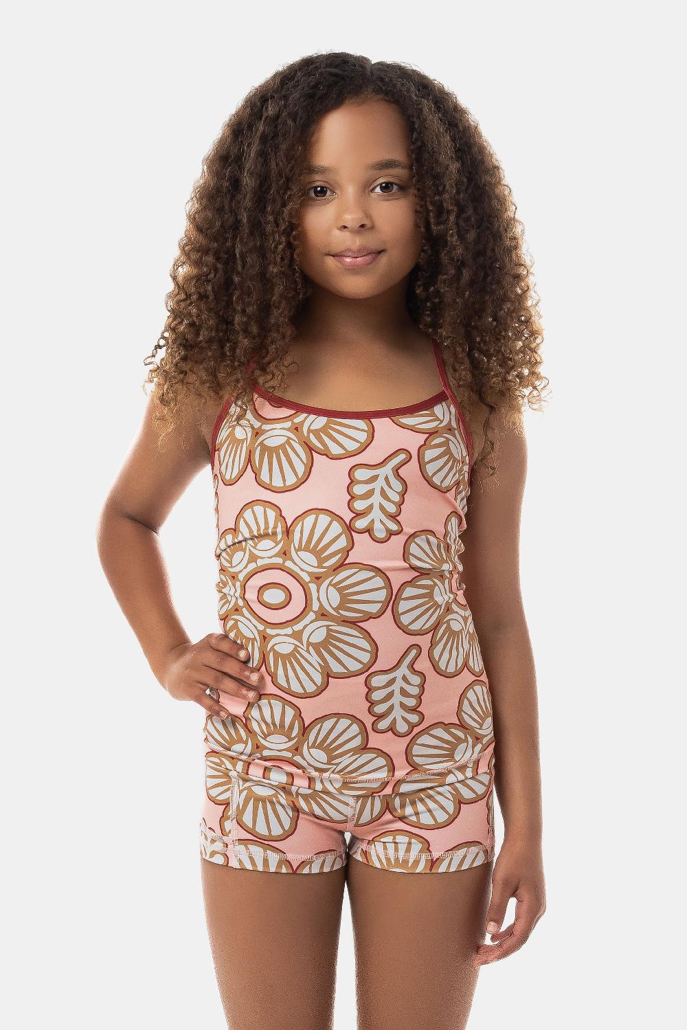 gmd Kalani Luxe Singlet - Peach