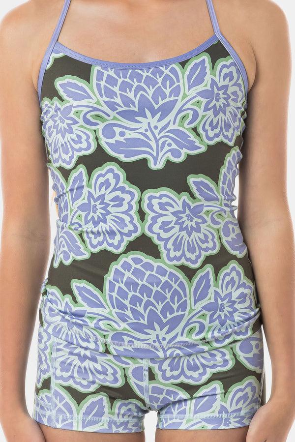 Gmd Kalani Luxe Singlet - Skye