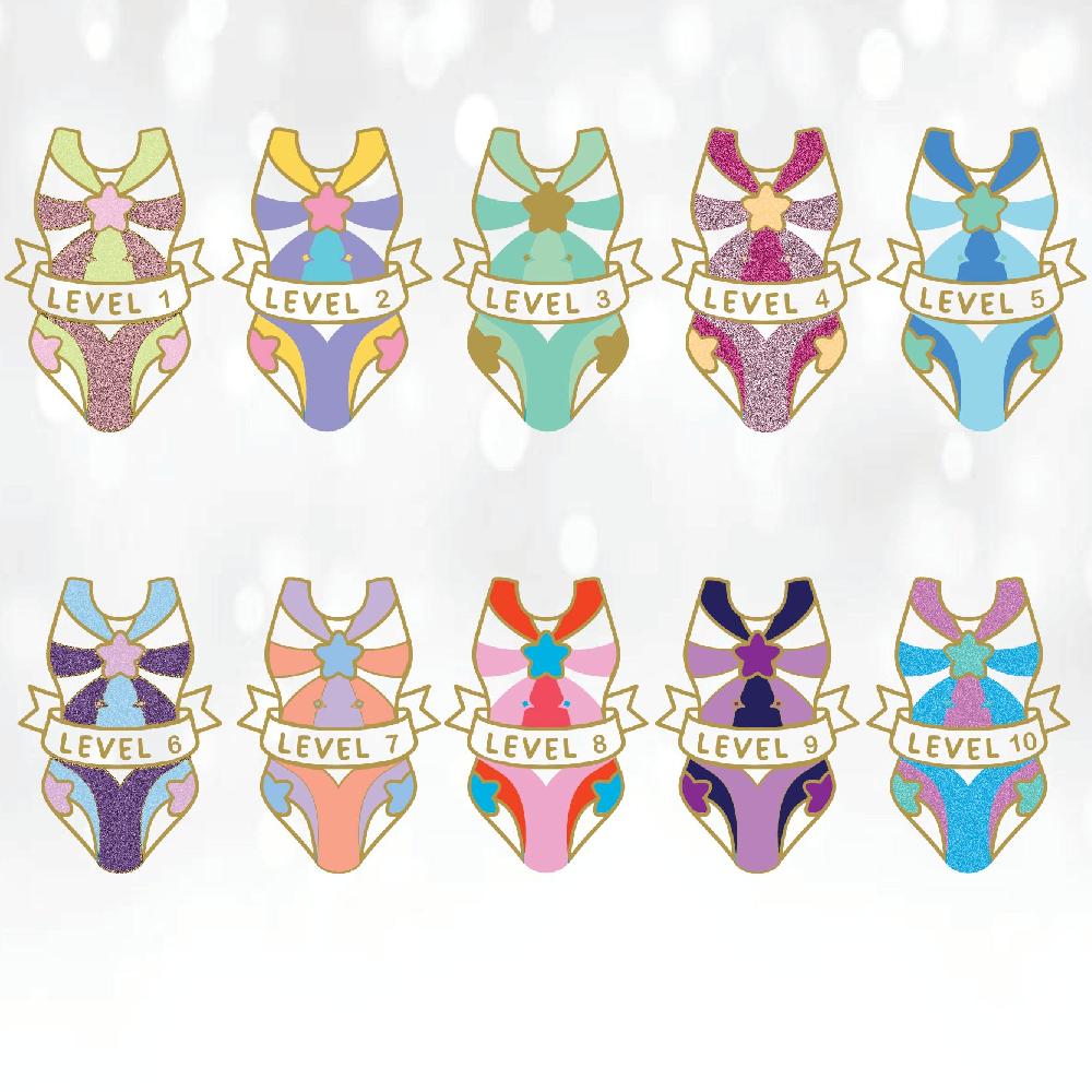 gmd Leotard Level Pin- Level 1-10