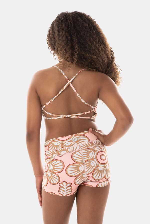 Gmd Lolana Luxe Crop Top - Peach