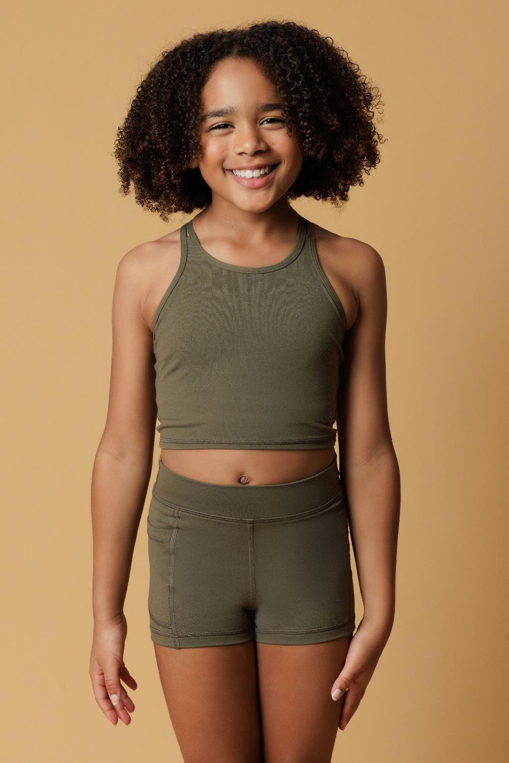gmd Luxe Army Crop Top