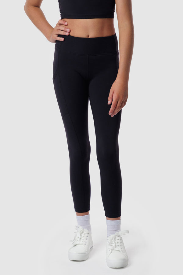 Gmd Luxe Black Full Length Tights