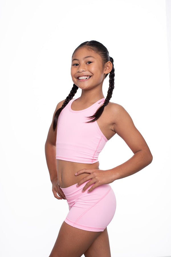 Gmd Luxe Ellidy Pink Crop Top