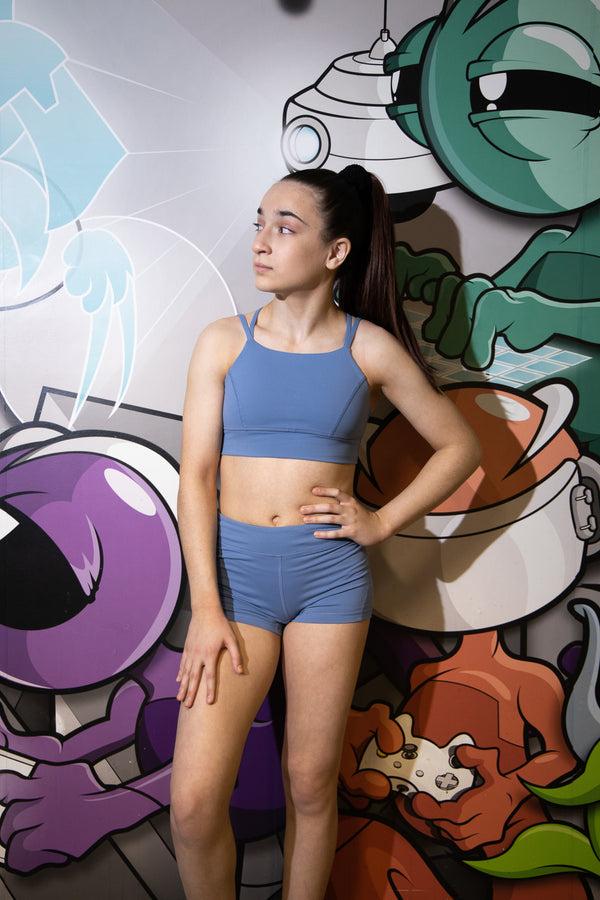 Gmd Luxe Highline Crop Indigo