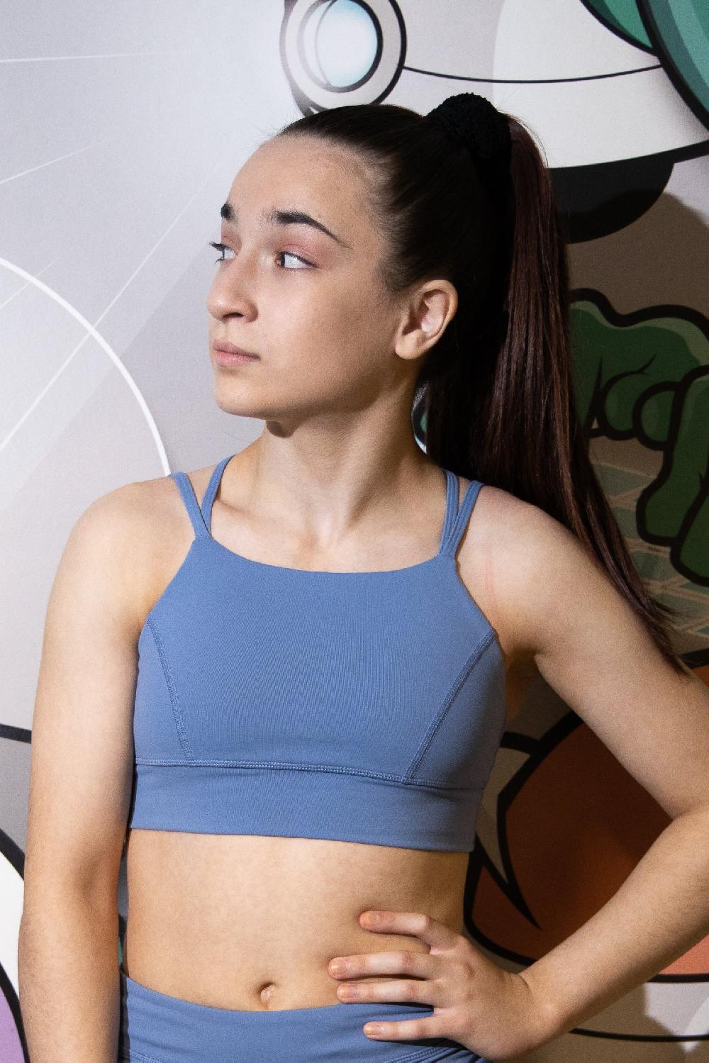 gmd Luxe Highline Crop Indigo