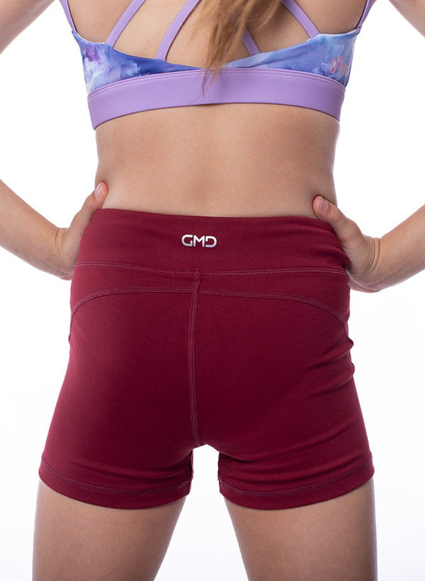 Gmd Luxe Maroon Shorts