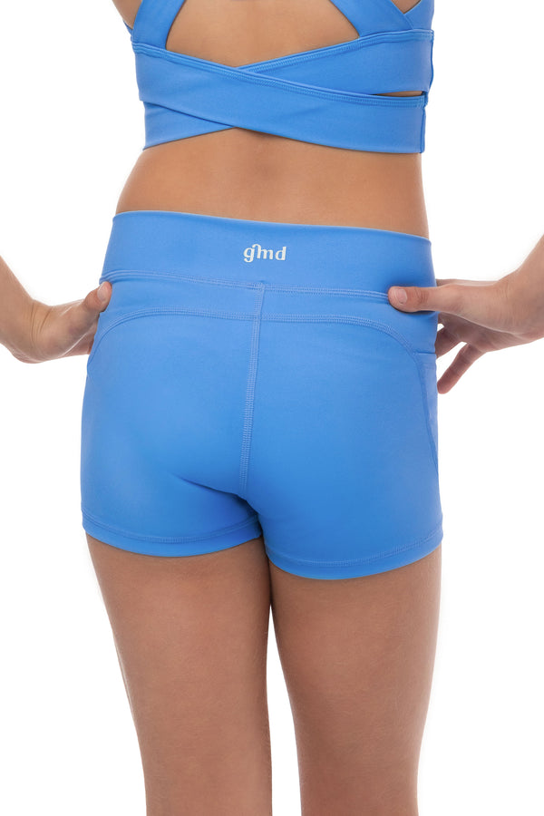 Gmd Luxe Shorts - Lagoon Blue