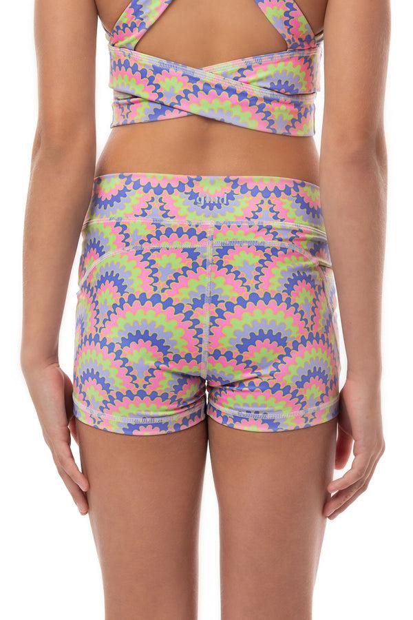 Gmd Luxe Shorts - Rainbow Ripples