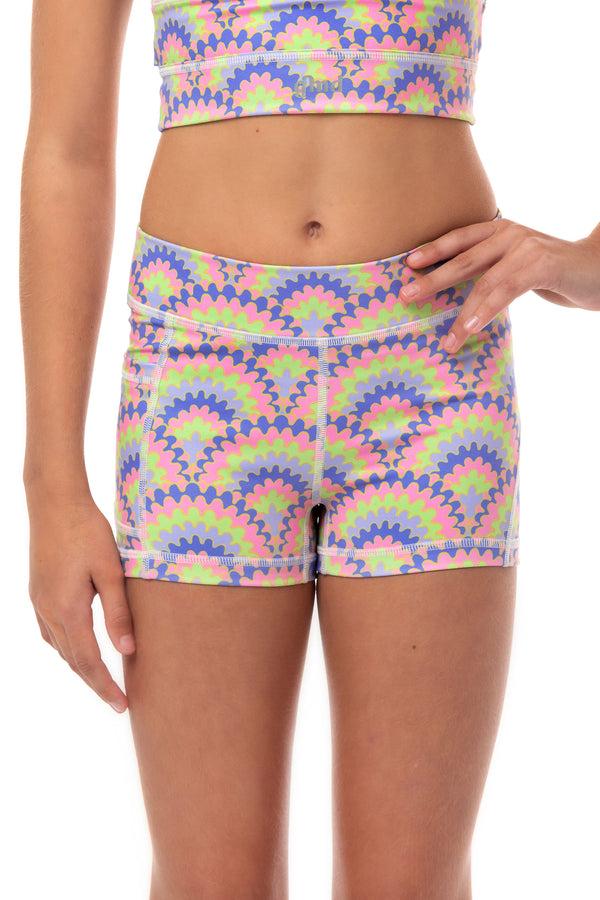 Gmd Luxe Shorts - Rainbow Ripples