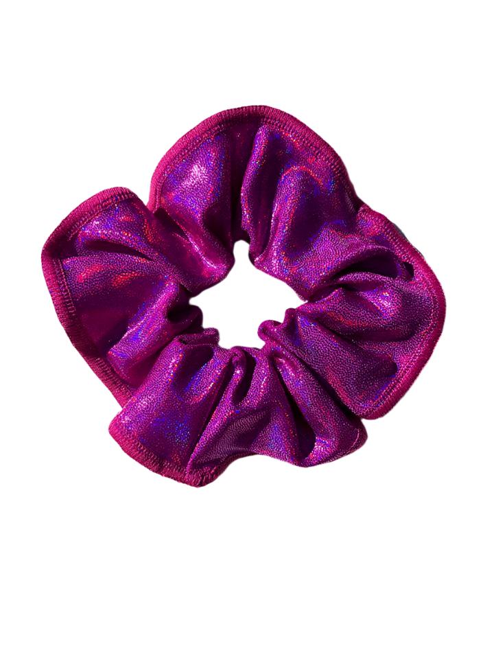 gmd Magenta Holographic Mystique Scrunchie