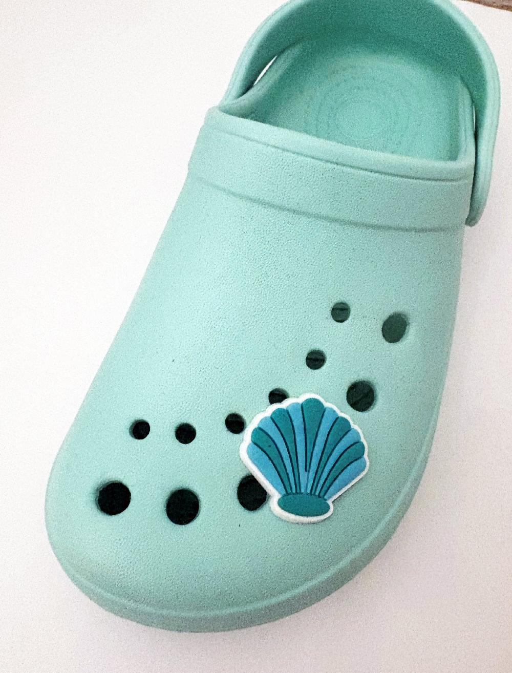 gmd Mermaid Green Shell- Croc Charm