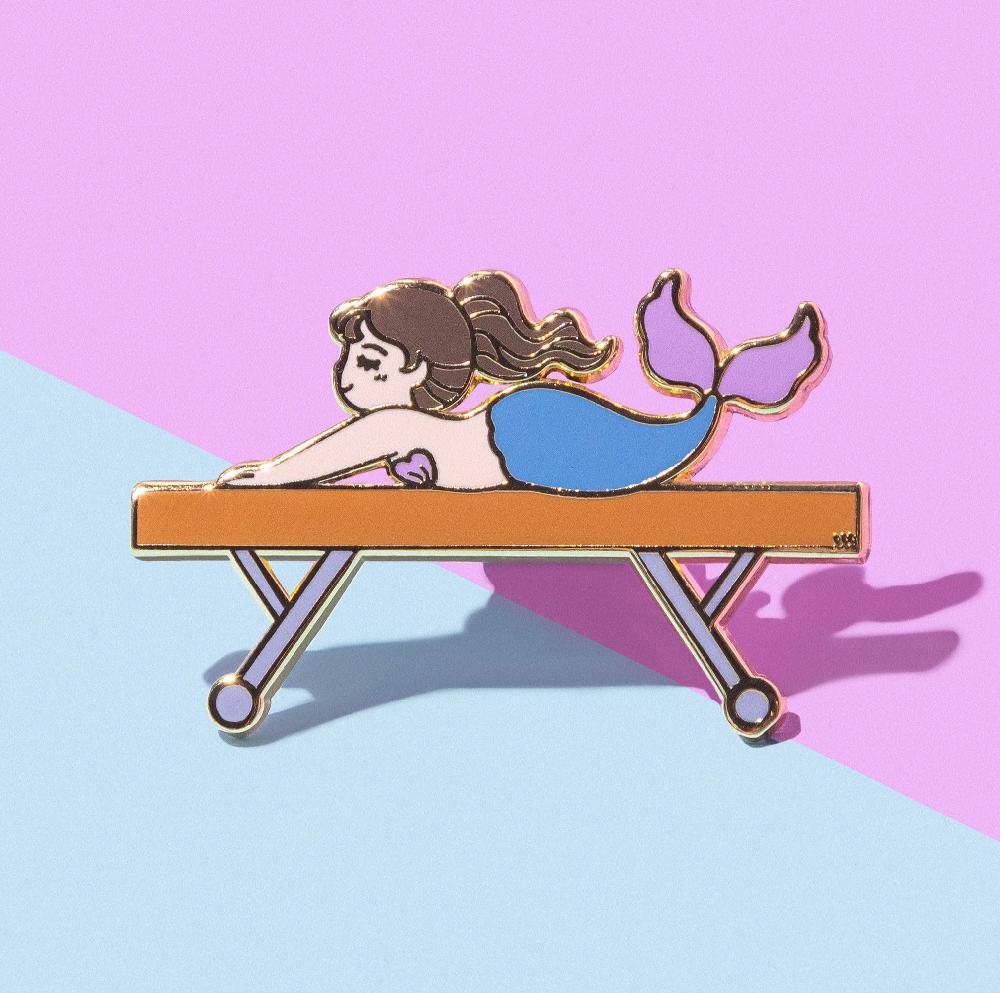 gmd Mermaid Gymnast Pin