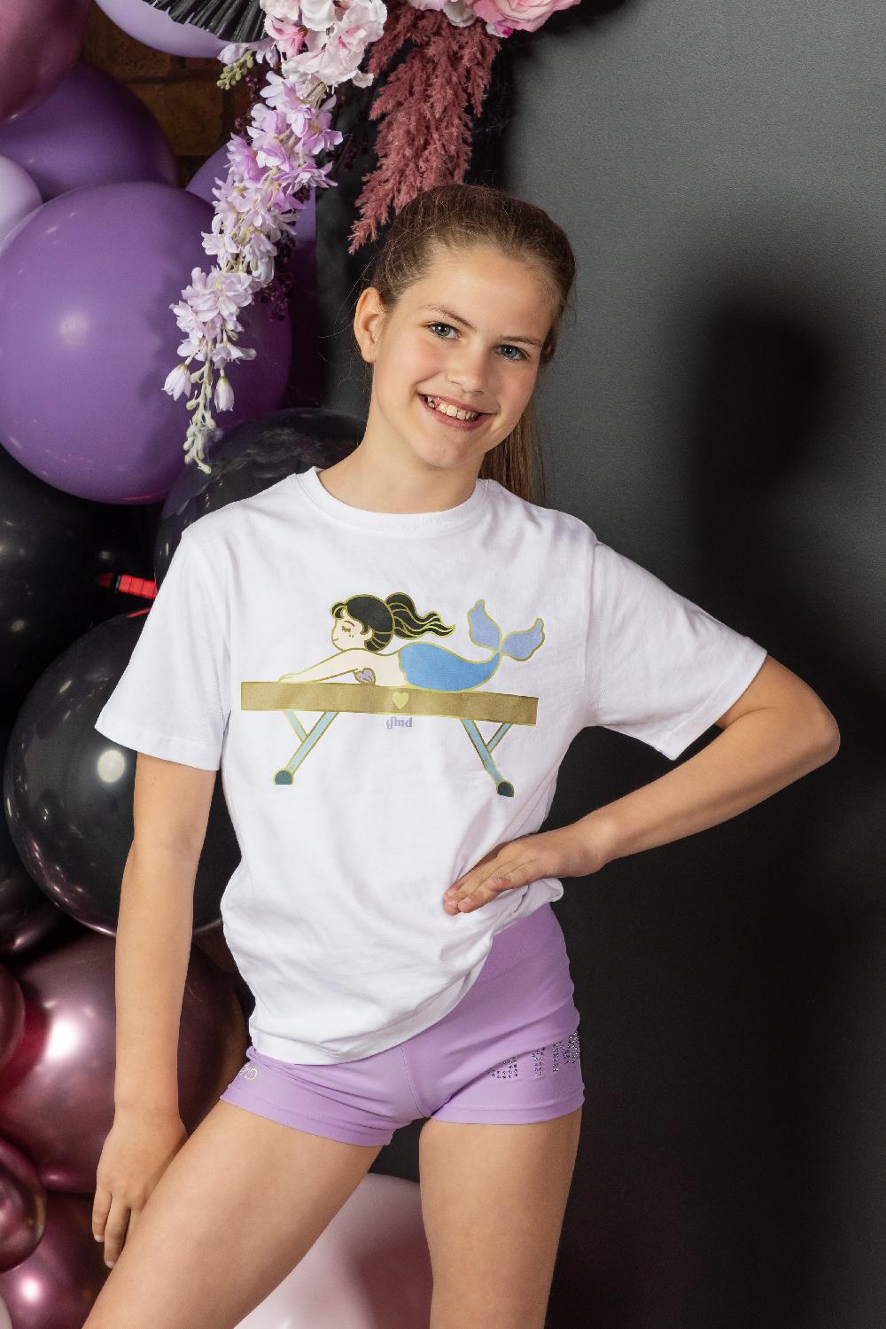 gmd Mermaid Gymnast Tee Shirt