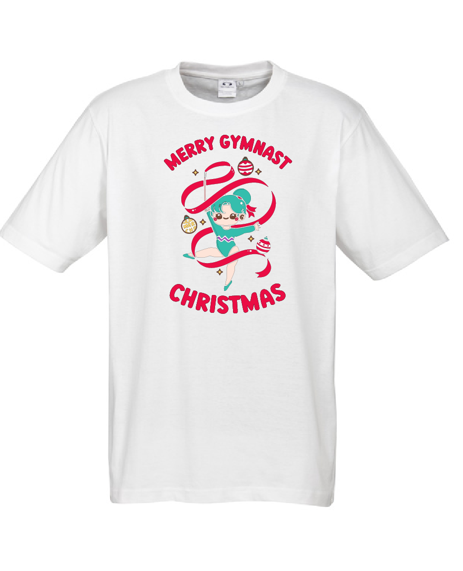 gmd Merry Gymnast Christmas Tee Shirt