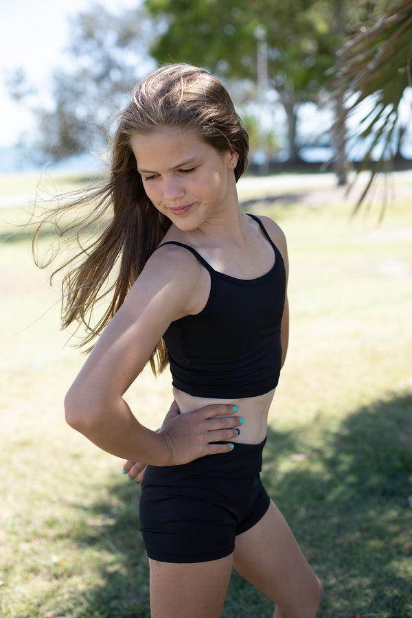 Gmd Midnight Longline Crop Top