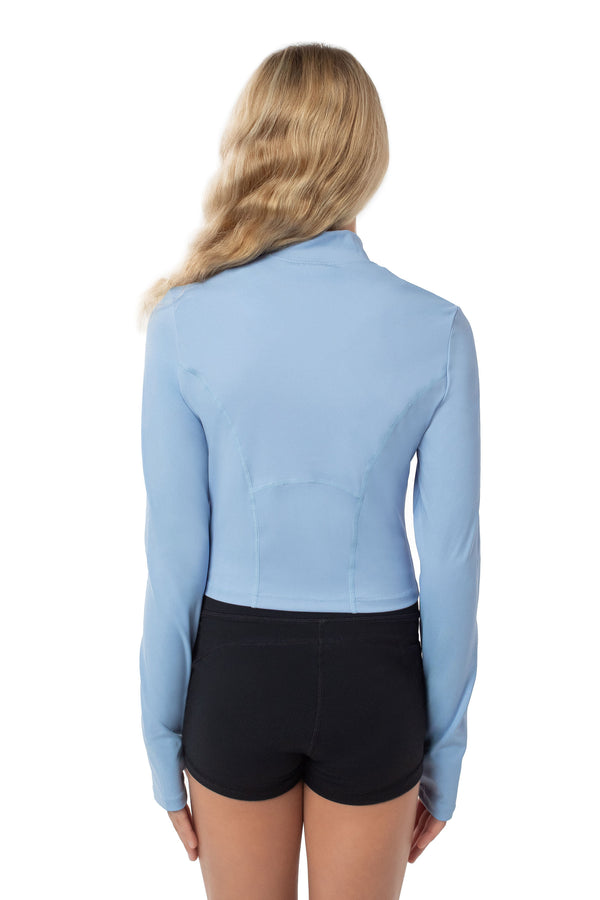 Gmd Misty Blue Active Cropped Jacket