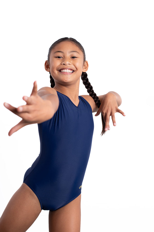 Gmd Navy Lycra Leotard