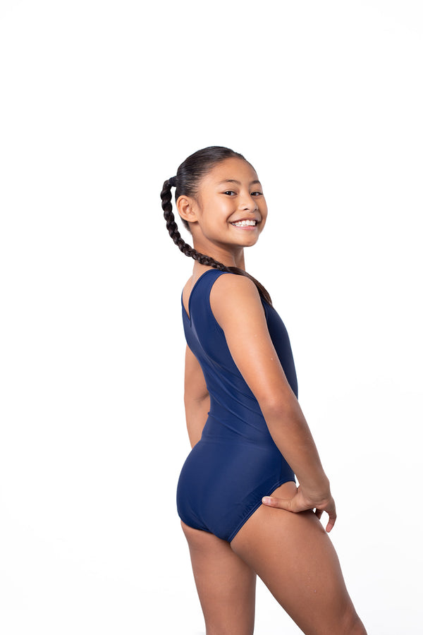Gmd Navy Lycra Leotard
