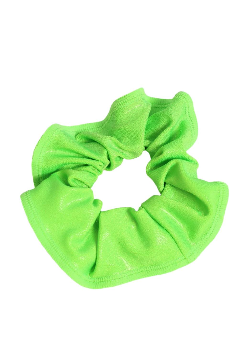 gmd Neon Lime Green Mystique Scrunchie