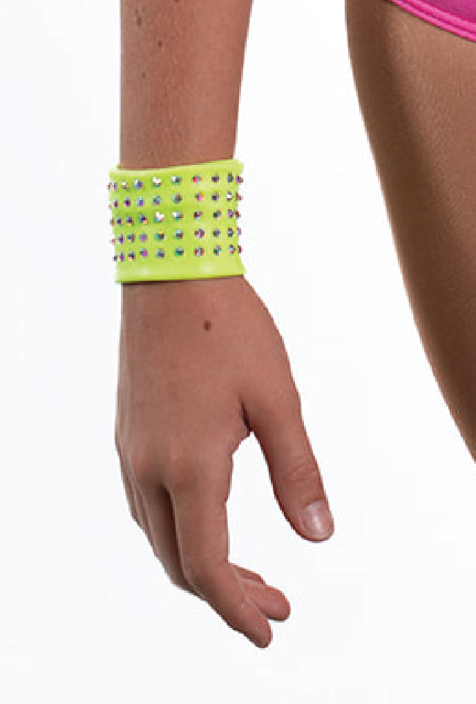 gmd Neon Yellow Competition Wristbands (pair)