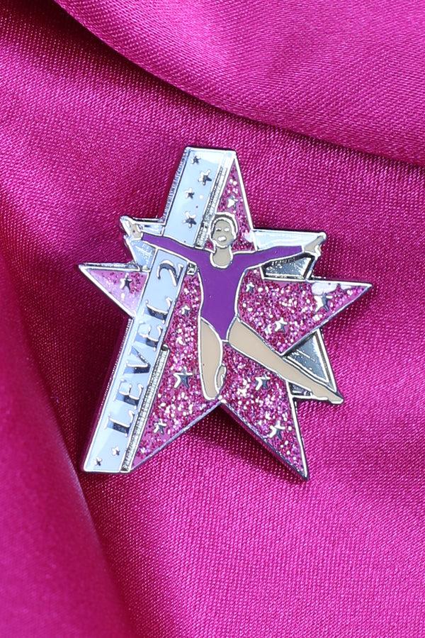 Gmd Pink Star Level Pin (choose Level)