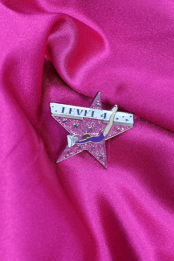 Gmd Pink Star Level Pin (choose Level)