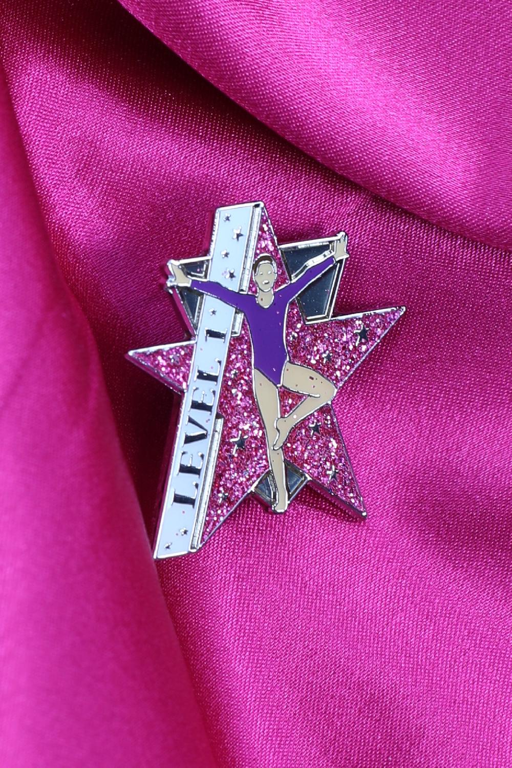 gmd Pink Star Level Pin (choose level)