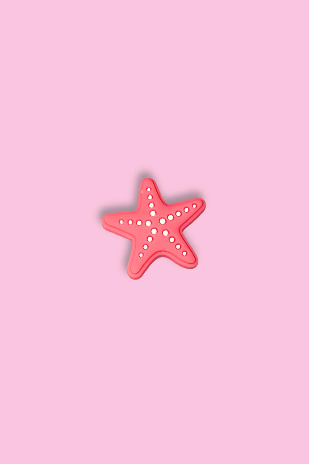 gmd Pink Starfish- Croc Charm