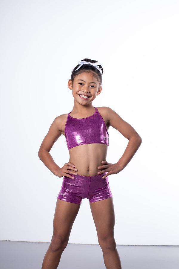 Gmd Plum Mystique Crop Top