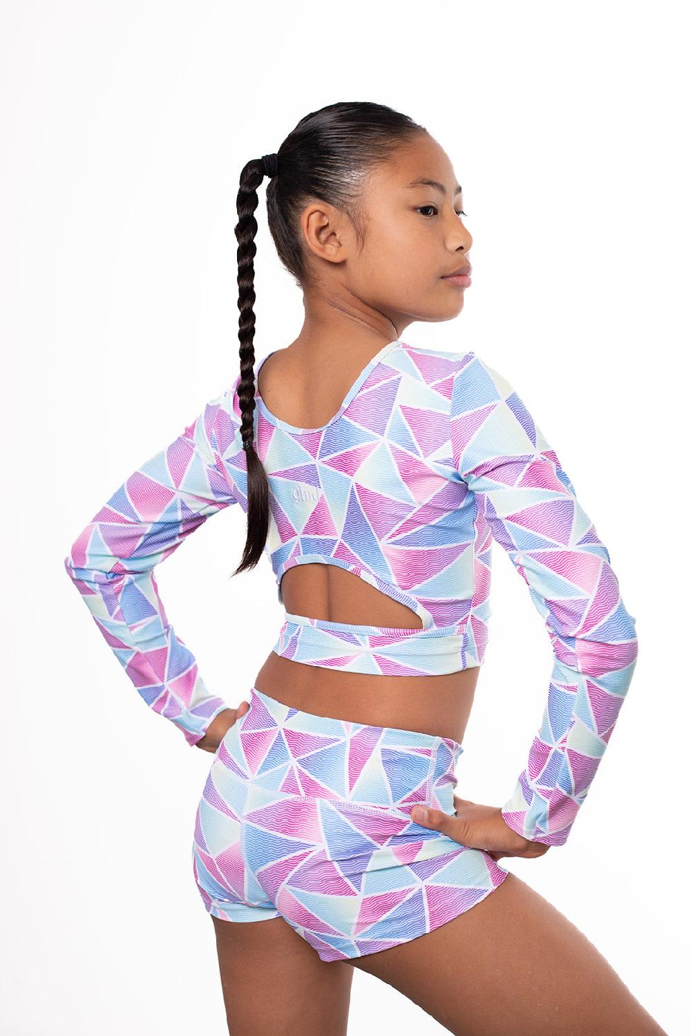 gmd Prism Long Sleeve Crop Top- SALE