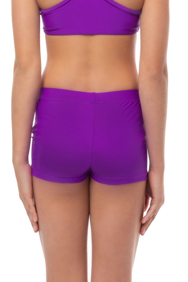 Gmd Purple Lycra Bike Pants