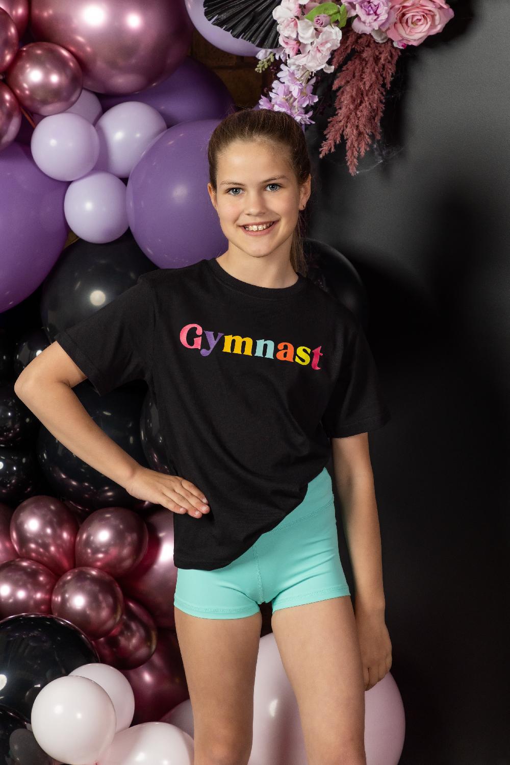 gmd Rainbow Gymnast Tee Shirt