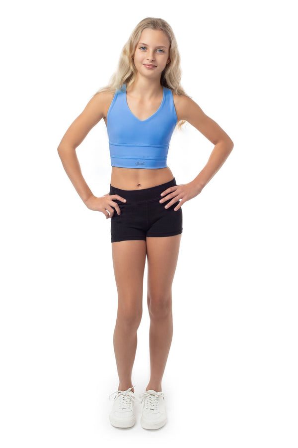 Gmd Raya Luxe Crop Top- Lagoon Blue