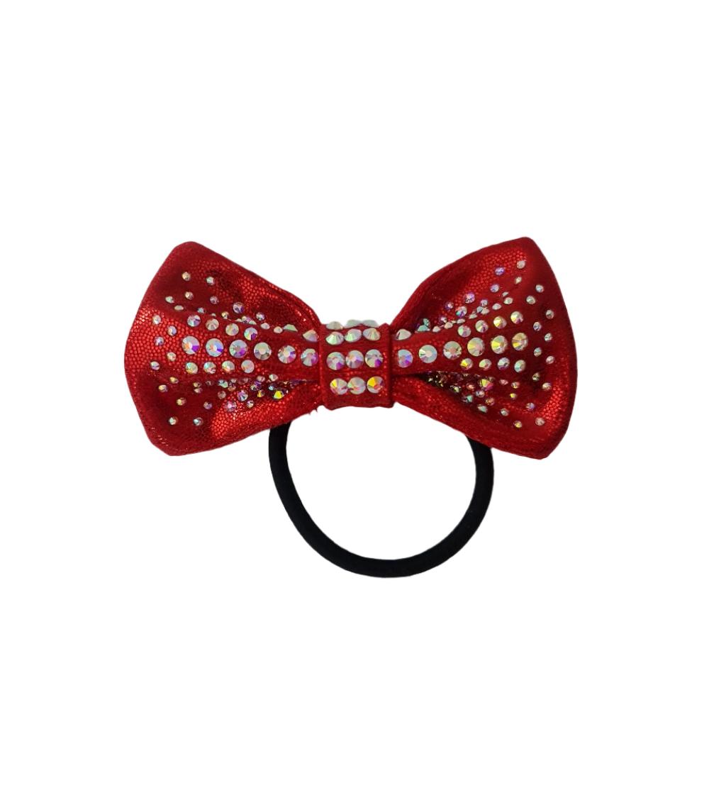 gmd Red Mystique Crystal Hair Bow