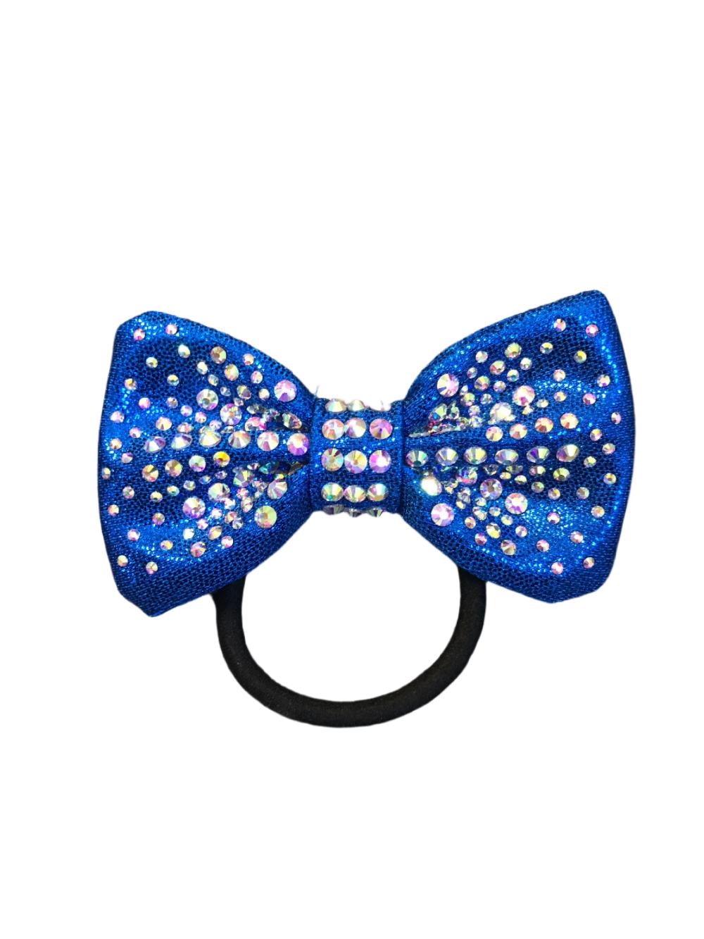 gmd Royal Blue Mystique Crystal Hair Bow