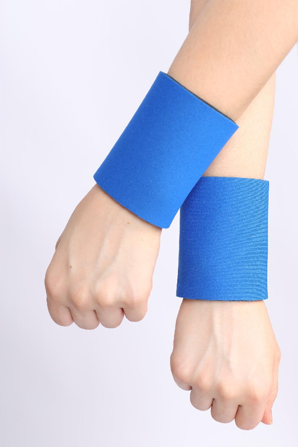 gmd Royal/Sky Blue Reversible Neoprene Wristbands