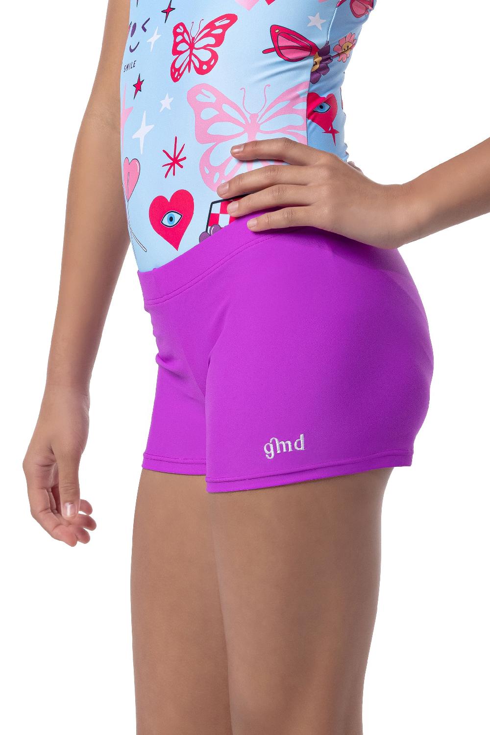 gmd Starburst Purple Lycra Shorts