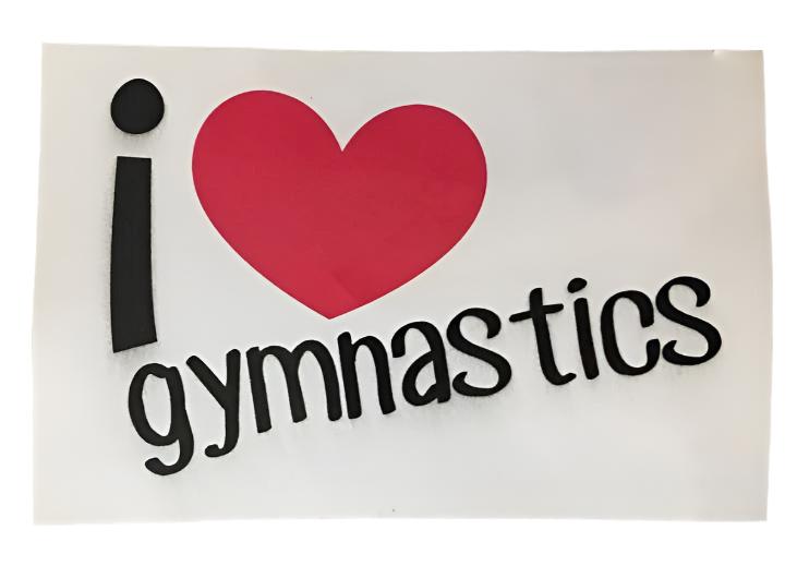 gmd Sticker - I heart Gymnastics - Original