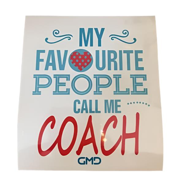 gmd Sticker - My favourite people me COACH