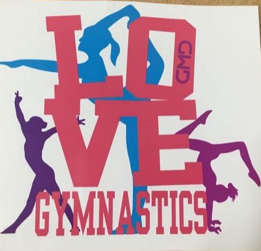 gmd Sticker - WAG -LOVE Gymnastics
