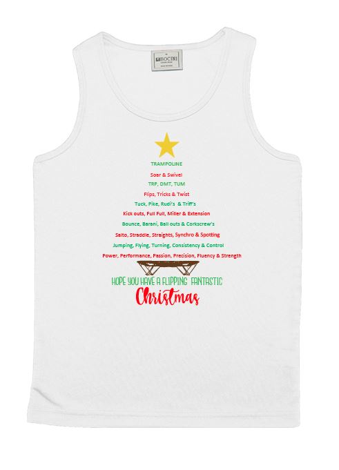 gmd Trampoline Christmas Singlet